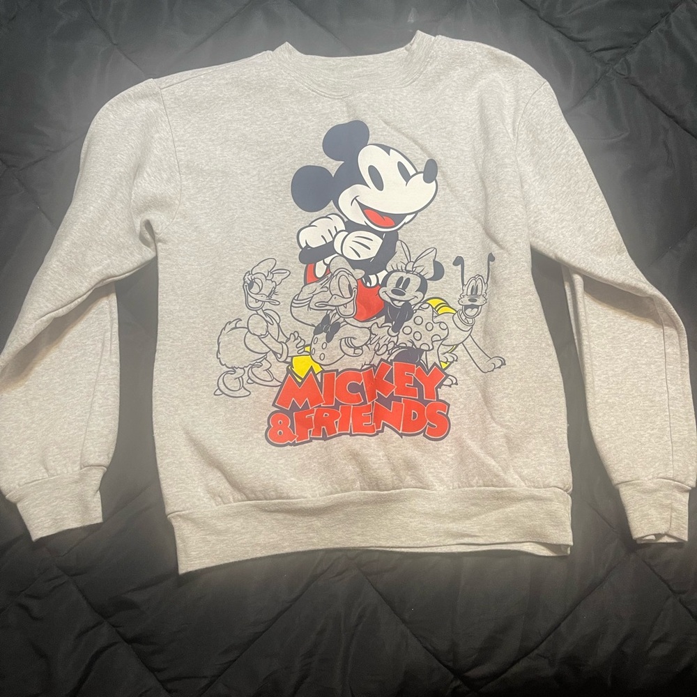 Mickey Mouse Small gray sweater!!